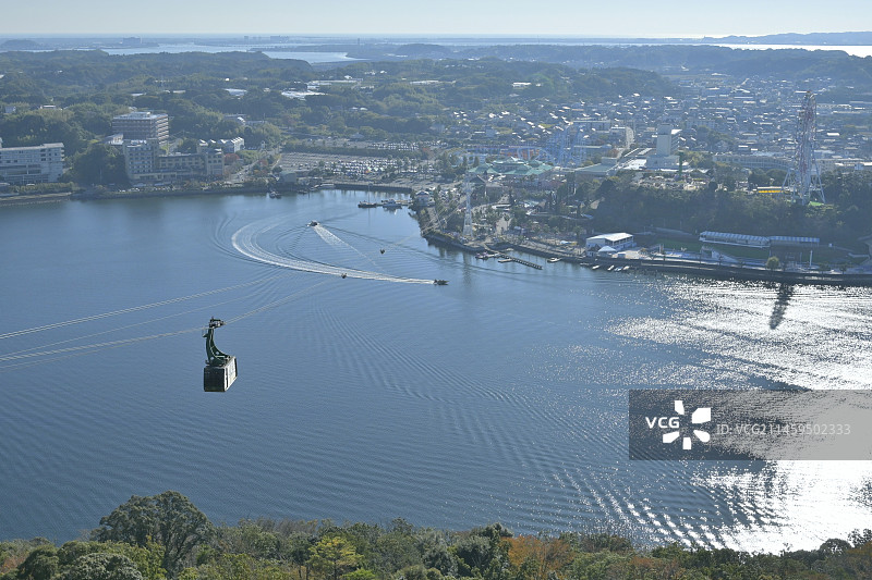 日本静冈县滨松市西区馆山寺索道图片素材