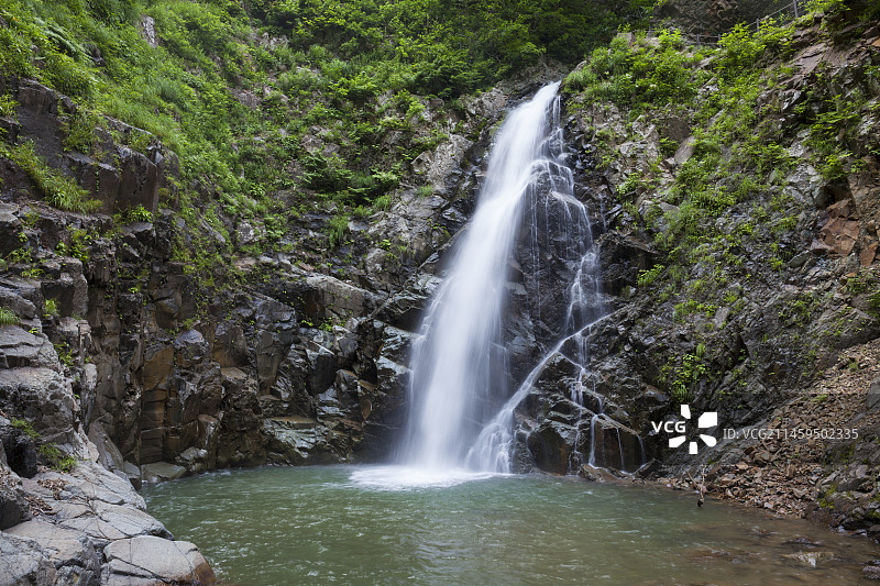 日本青森县白神山地图片素材