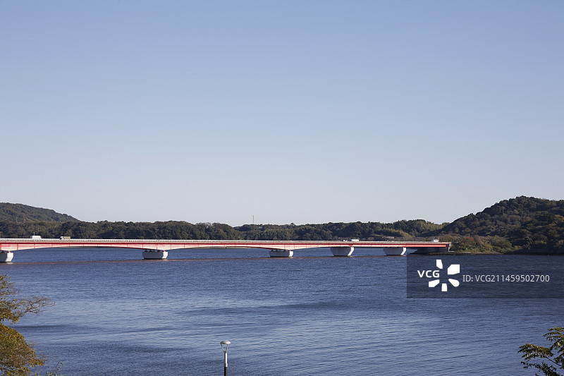 日本静冈县滨松市的滨名湖图片素材