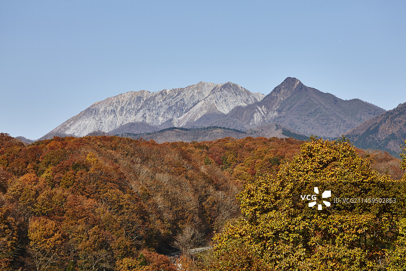 日本冈山县真庭市蒜山高原图片素材