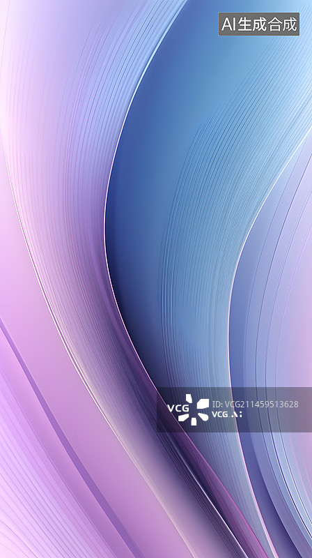 【AI数字艺术】紫色线条抽象背景图片素材