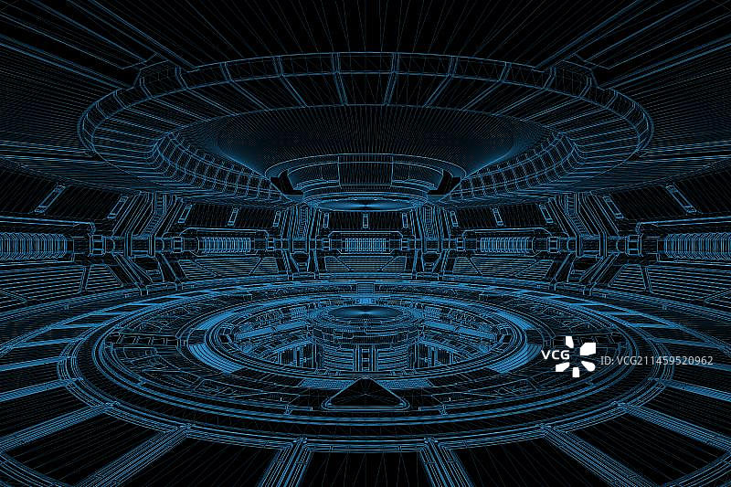 科技空间背景图片素材