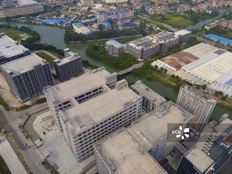 珠三角顺德伦教工业厂区图片素材