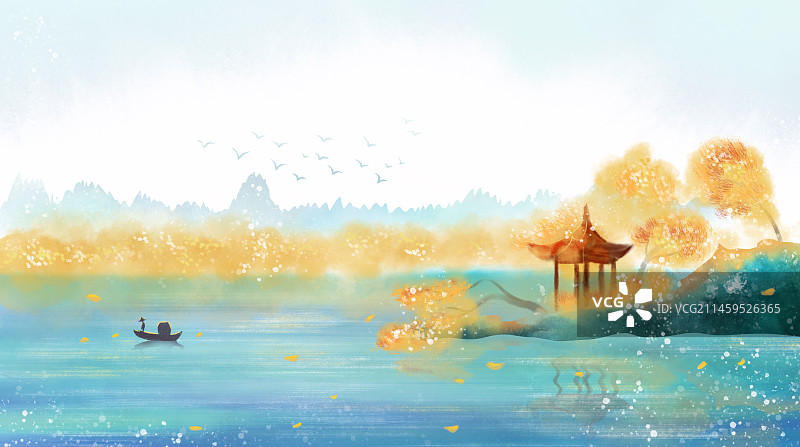 庭院山水图片素材