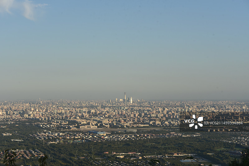 北京城市天际线图片素材