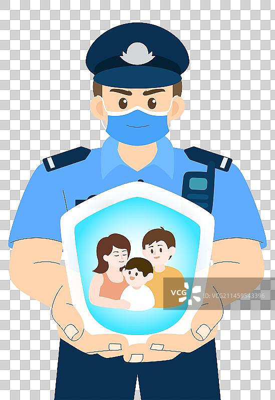 警察 守护图片素材