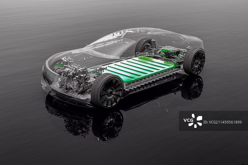 透明_新能源_电动_汽车图片素材