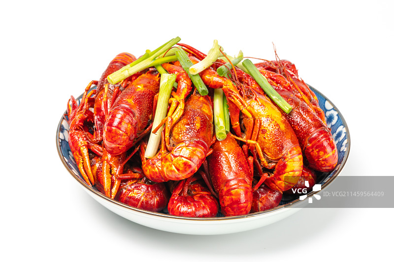 龙虾美食，香辣小龙虾，麻辣小龙虾，蒜蓉小龙虾图片素材