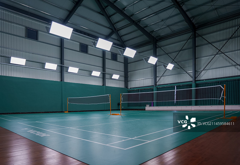 室内羽毛球馆图片素材