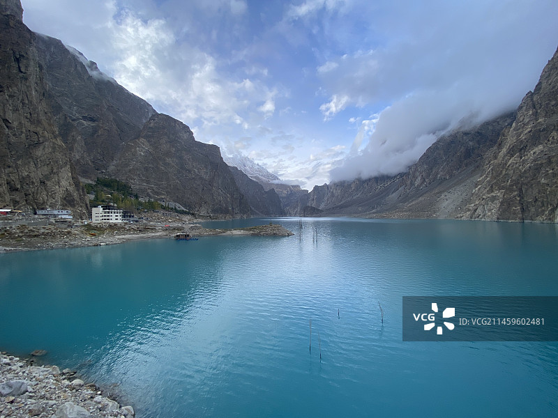 巴基斯坦燕塞湖Atatabad图片素材