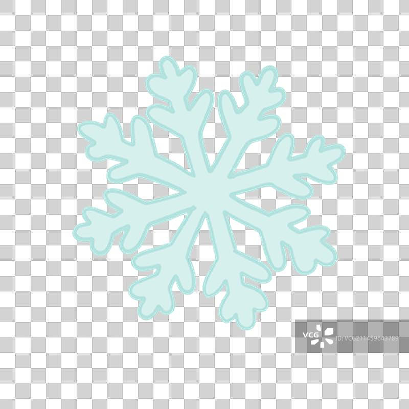 卡通圣诞节素材免抠素材圣诞饰品雪花图片素材