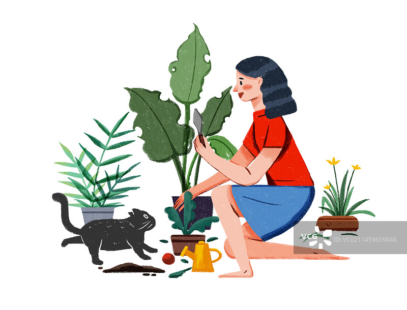 植物种植图片素材