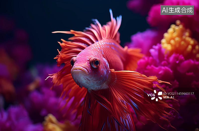 【AI数字艺术】野生动物鸟类哺乳类鹦鹉孔雀长颈鹿斑马鱼类珊瑚图片素材