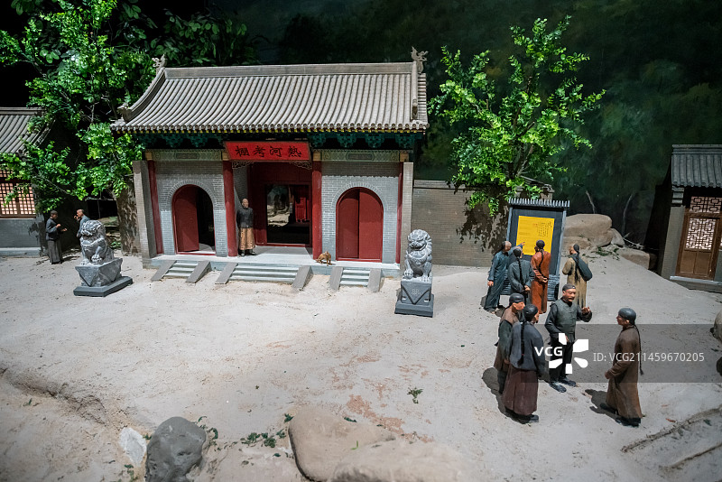 清代考场  微缩景观图片素材