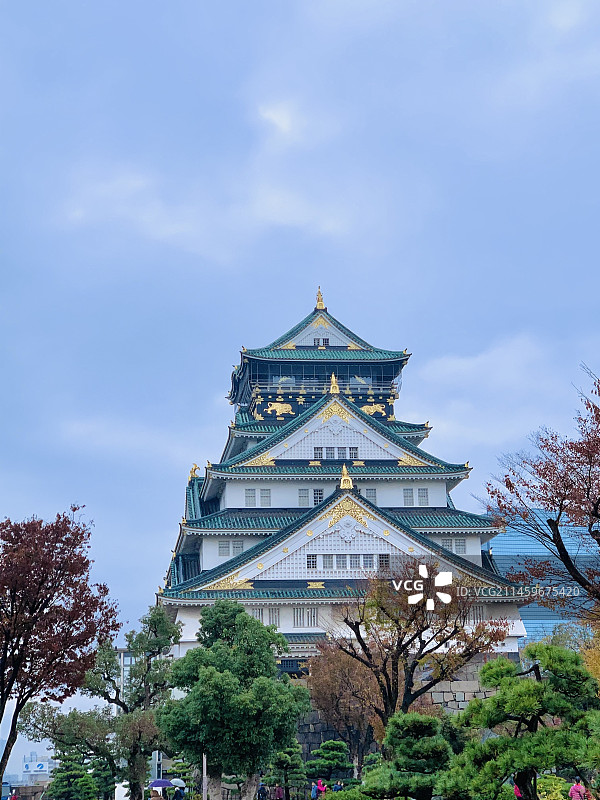 日本大阪城公园图片素材