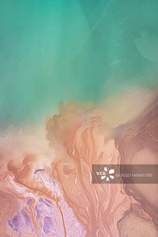 长河入海图片素材