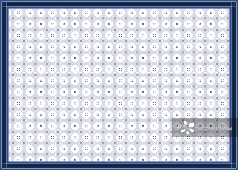 几何风格中国传统壮族纹样图案设计图片素材