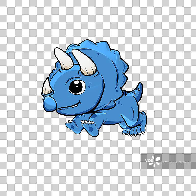 三角龙图片素材