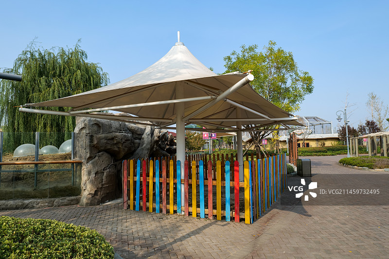 中国山东济南融创乐园小矮人农庄萌宠乐园图片素材