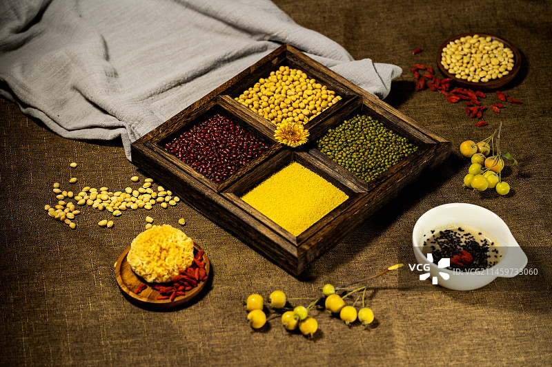 五谷健康饮食杂粮图片素材