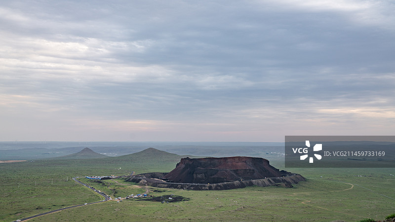 乌兰哈达火山 火山地形图片素材