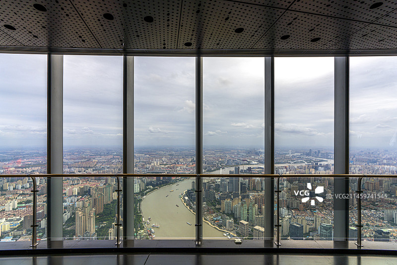 上海中心观景台图片素材