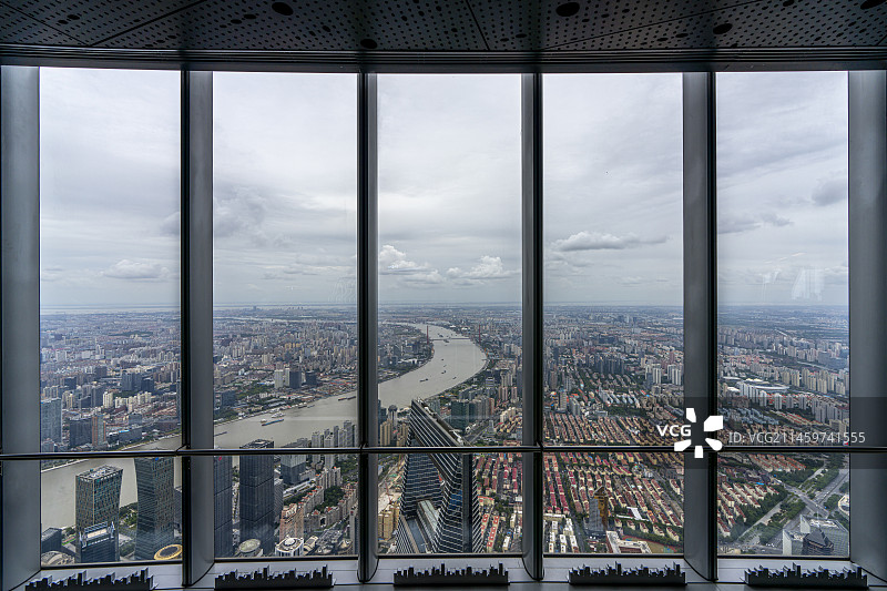 上海中心观景台图片素材