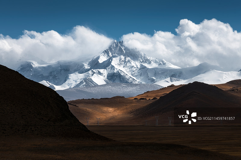 喜马拉雅山脉图片素材