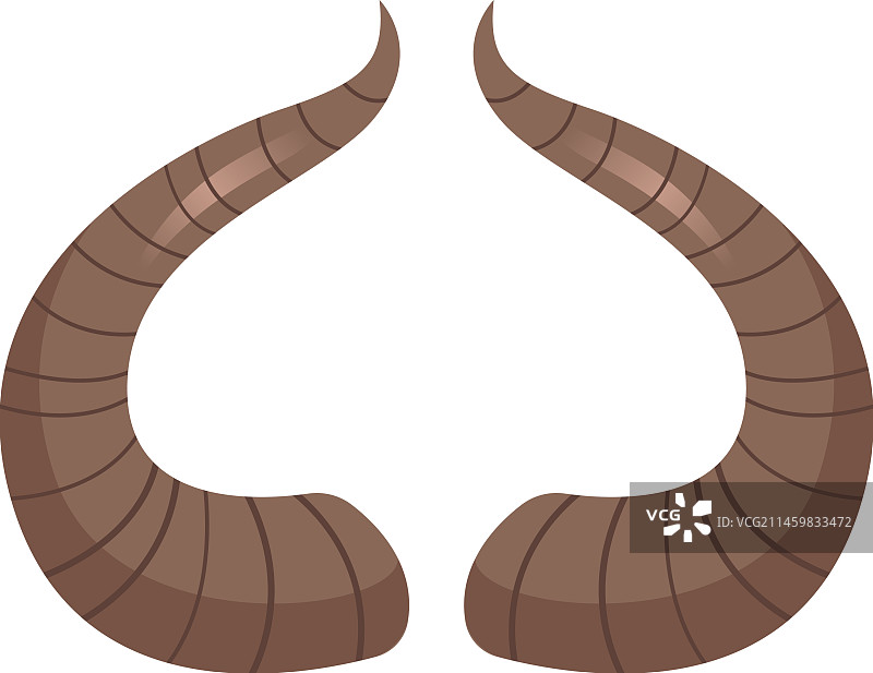 水牛角图片素材