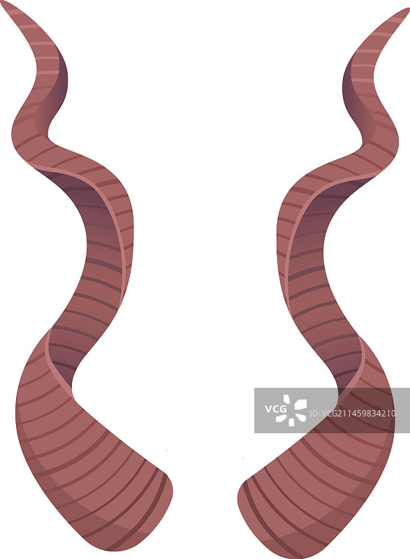 黑羚羊角图片素材