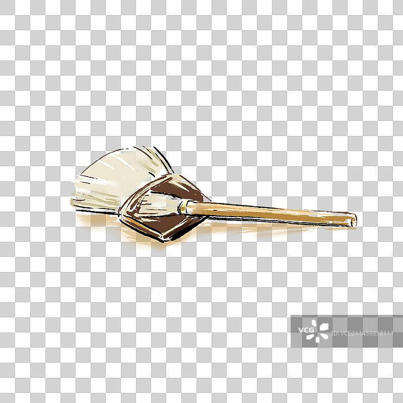 时尚魔法卡片化妆女郎图片素材