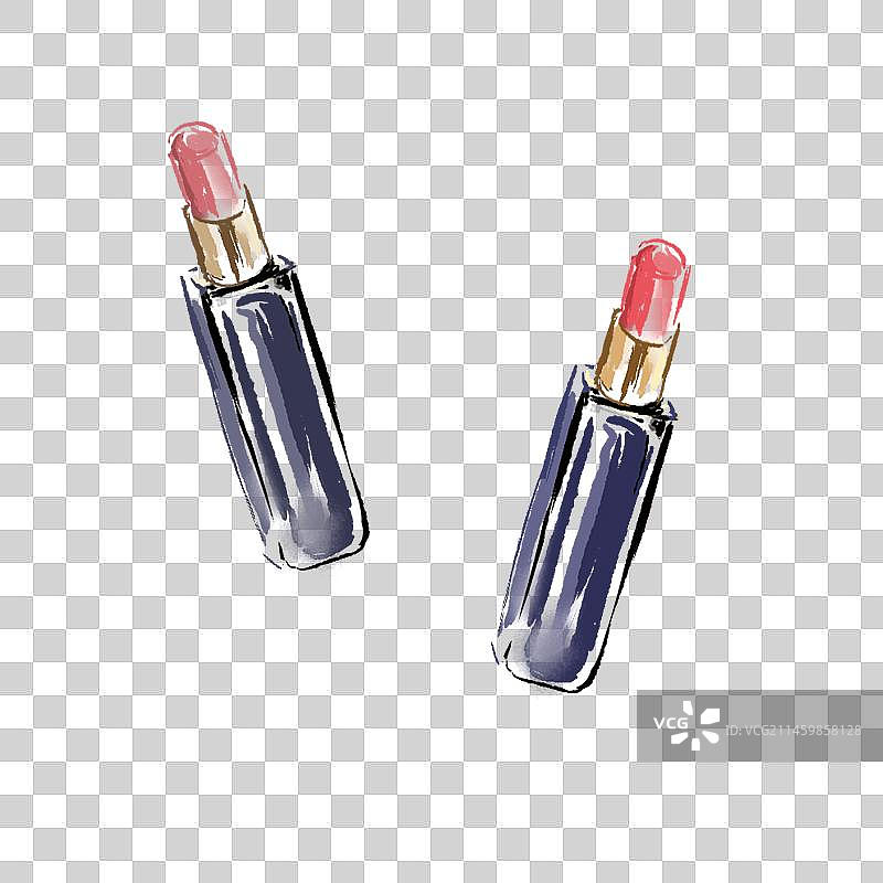 时尚魔法卡片化妆女郎图片素材