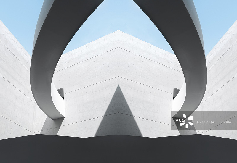 现代抽象建筑结构背景图图片素材