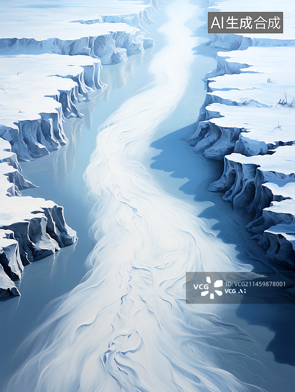 【AI数字艺术】油画风格幻想主义临海山崖湖石元素背景插画图图片素材