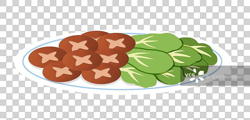 香菇青菜图片素材