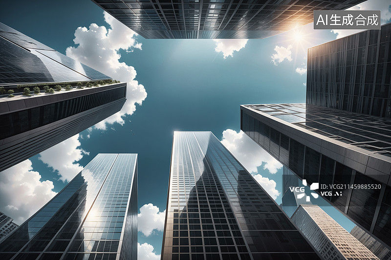 【AI数字艺术】城市风景图片素材