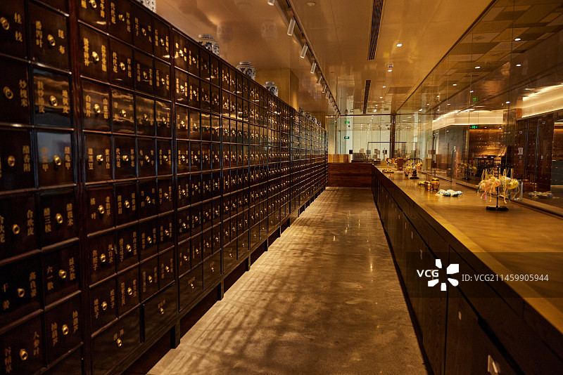 中药柜  抽屉  药房图片素材