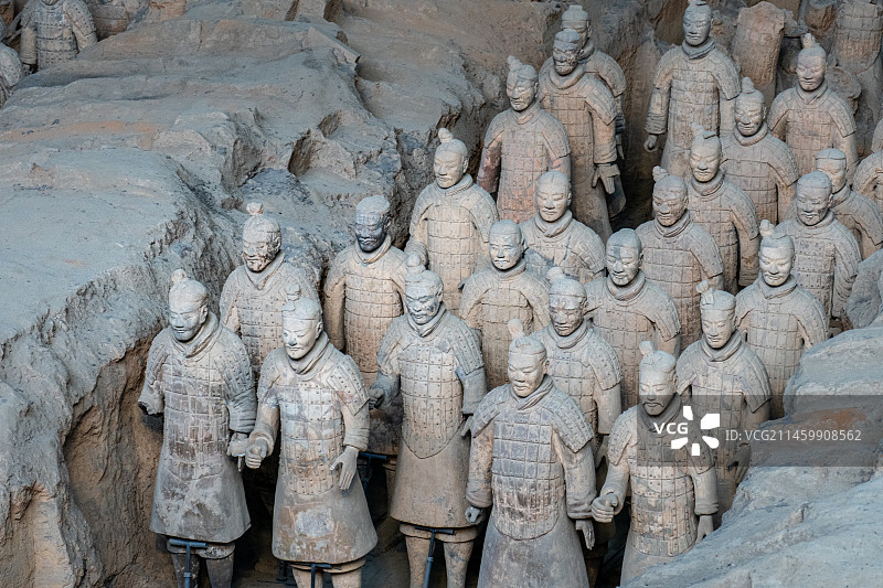 5A景区 秦始皇陵 世界第八大奇迹 秦陵 兵马俑图片素材