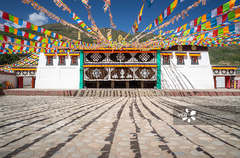 隆务大寺 经堂图片素材