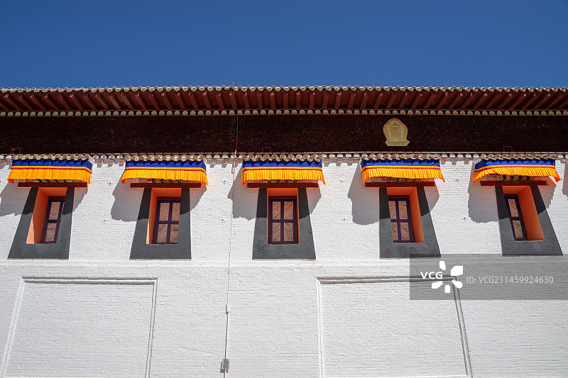 白墙 窗户图片素材