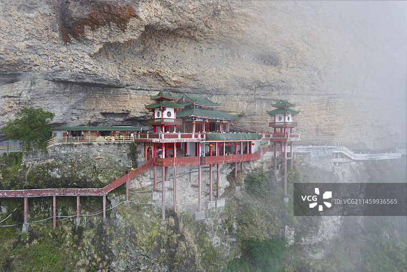 福建漳州市平和县灵通山灵通寺图片素材