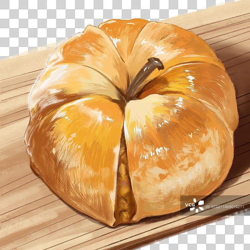 手绘苹果派面包美食图片素材