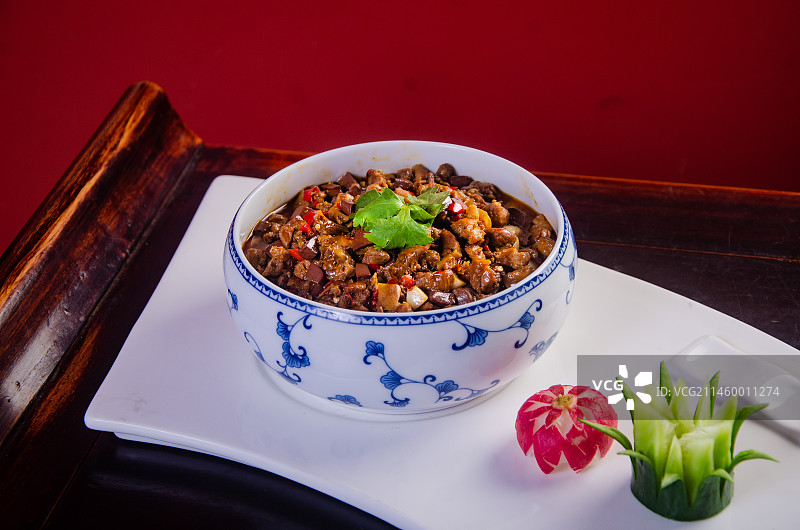 莲花血鸭图片素材