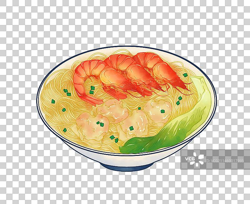 广东传统美食 竹升面图片素材