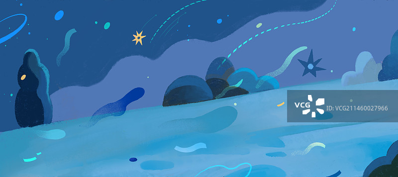 蓝色几何线条装饰背景图片素材