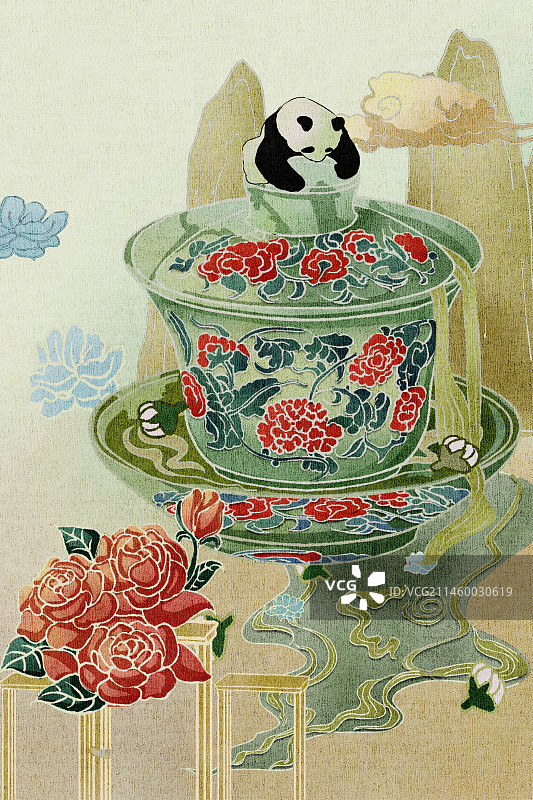 茶香满溢图片素材