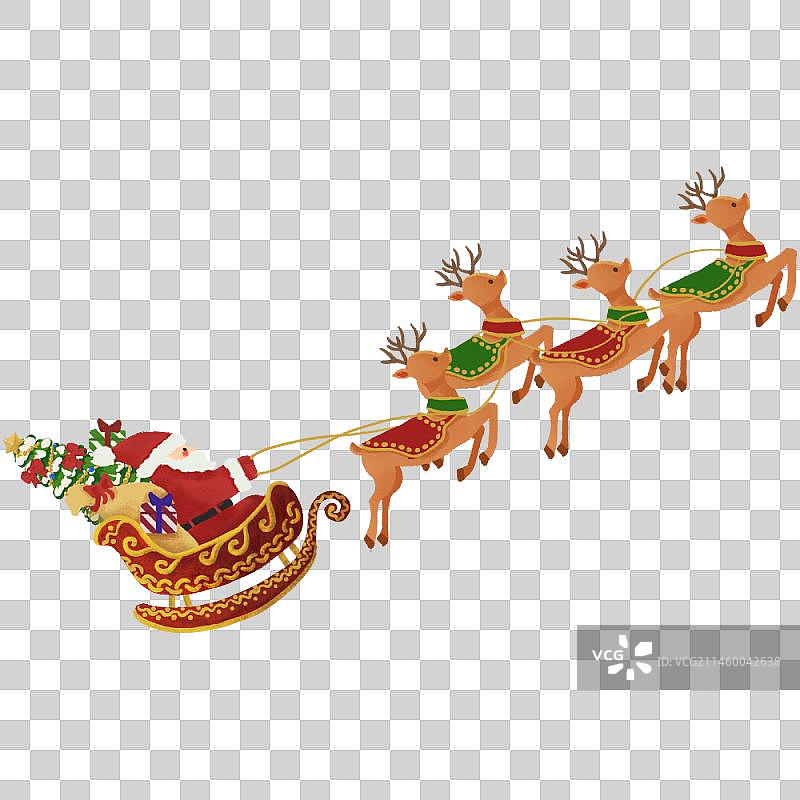 圣诞雪橇图片素材