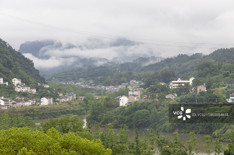 湖北宜昌长阳土家族自治县清江风光图片素材
