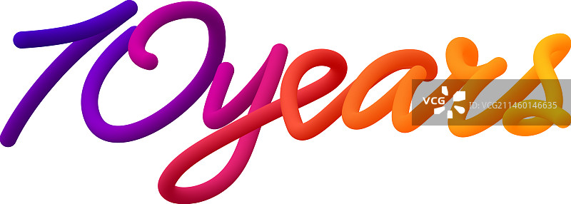 10周年流体混合3D扭曲文本图片素材