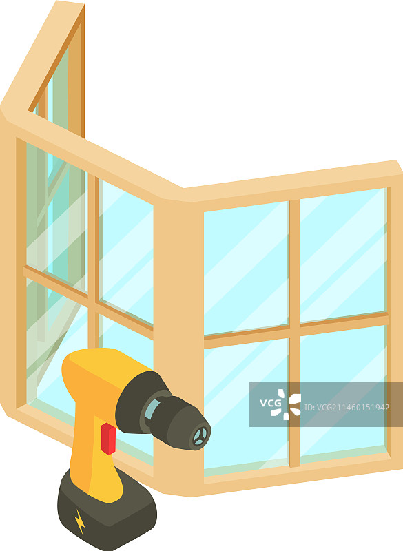 专业工具等距电工图标图片素材